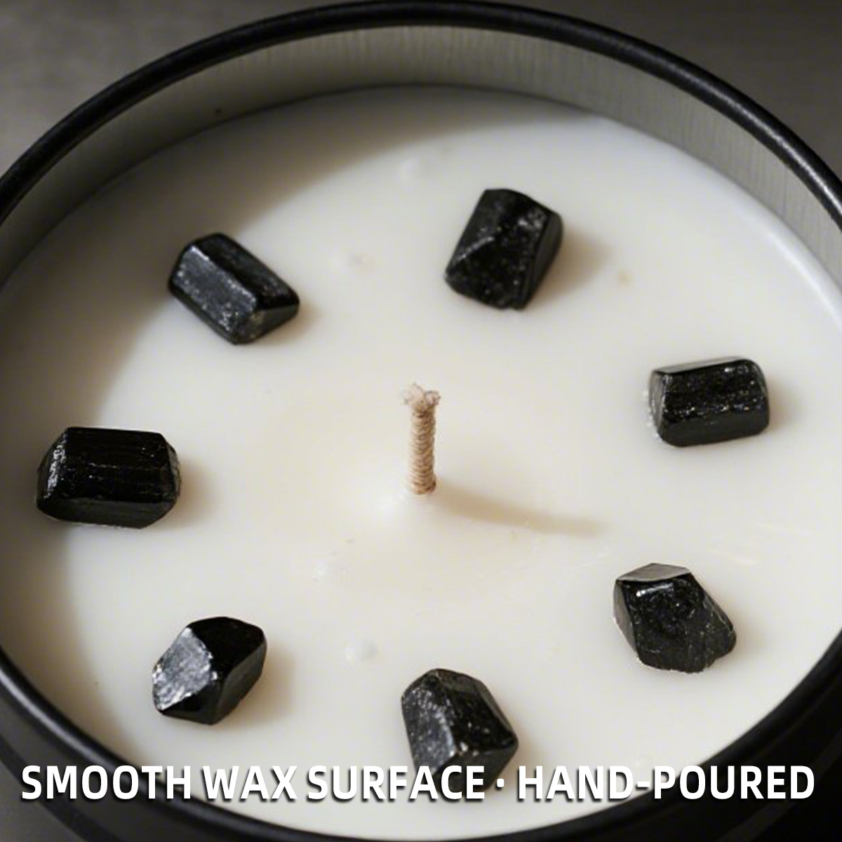 1pc New Moon Scented Candles C - Black Tin Candle ulasan dan harga