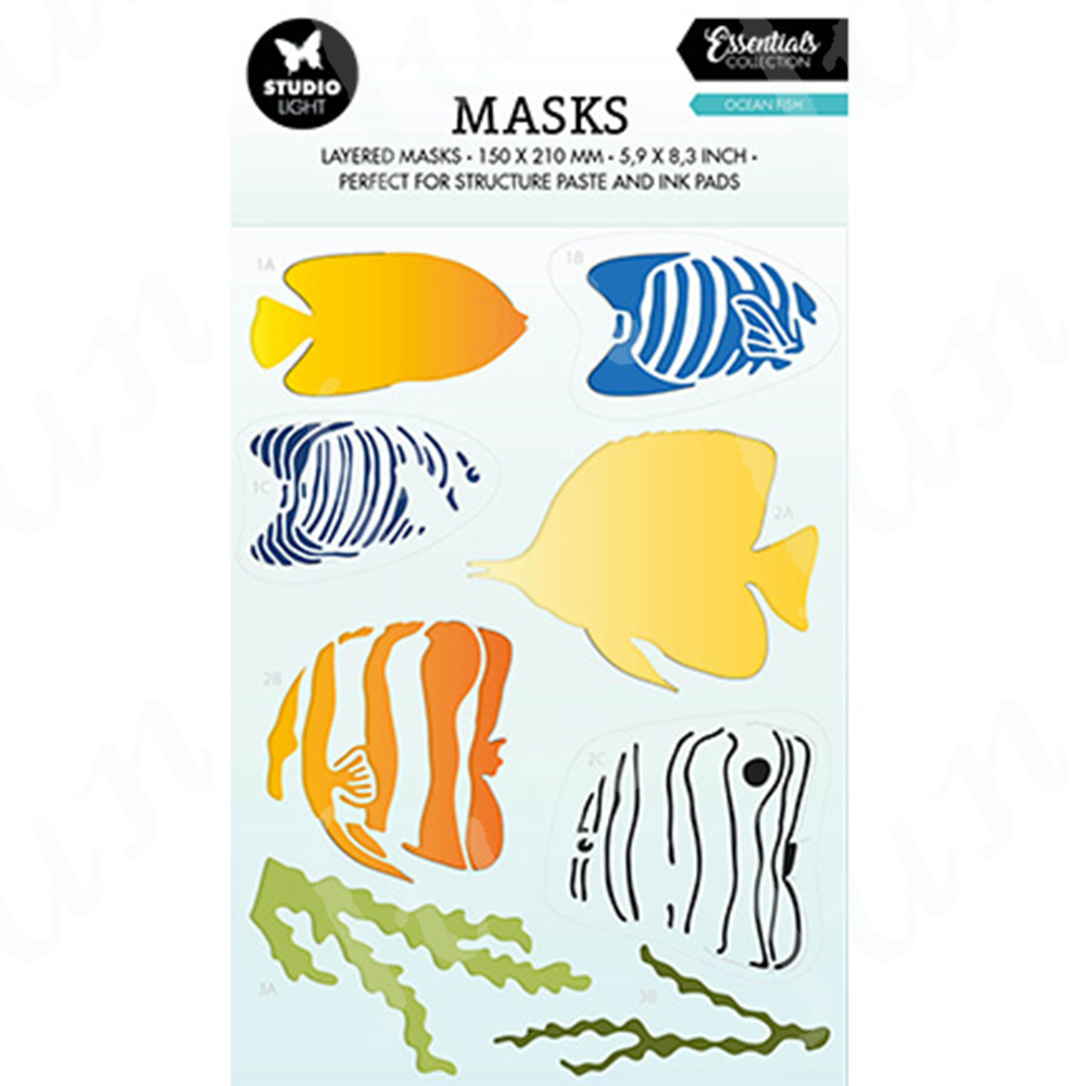 2023 New Ocean Fish Stencils M - Candle Supplies Kit ulasan dan harga