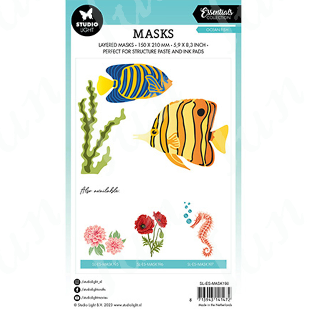2023 New Ocean Fish Stencils M - Candle Supplies Kit ulasan dan harga