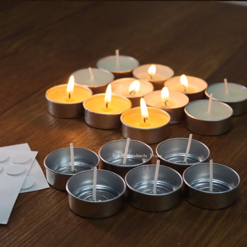 Empty Tea Wax Circular Aluminu - Candle Making Supplies For Beginners ulasan dan harga