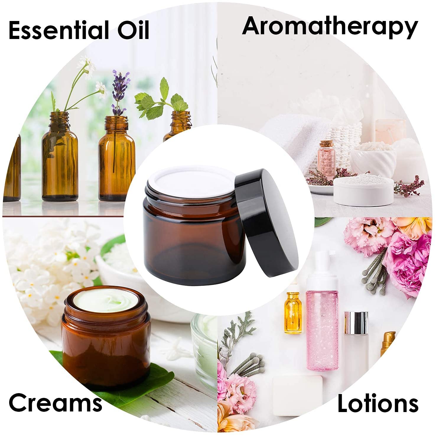 20pcs 5ml 10ml 15ml 20ml 30ml  - Black Tin Candle ulasan dan harga