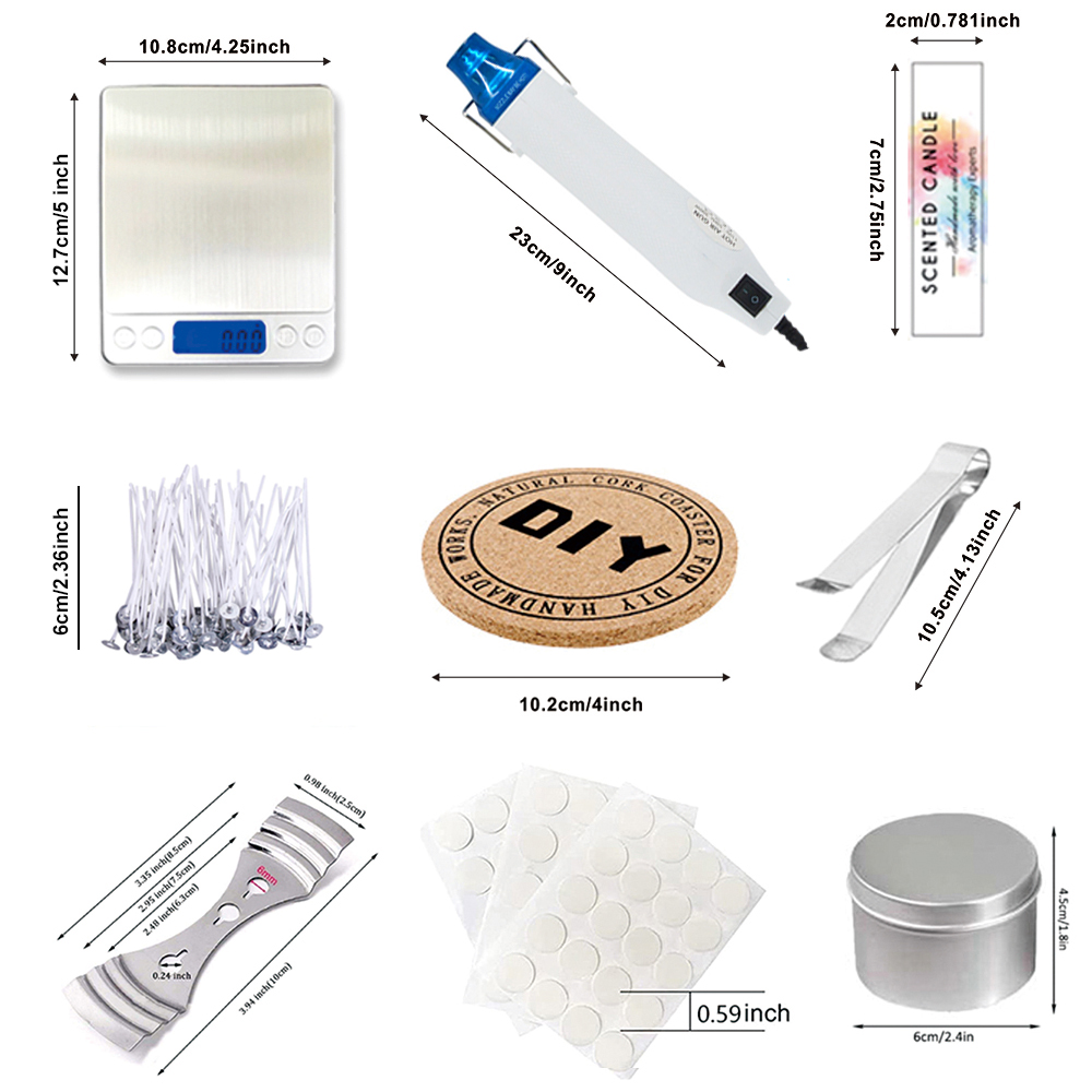DIY Candle Craft Tools Kit wit - Candle Supplies Kit ulasan dan harga