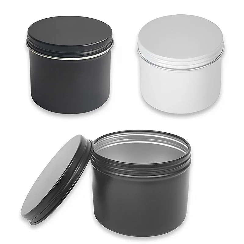 10/20/30Pcs 100/120ml Round Al - Black Tin Candle ulasan dan harga