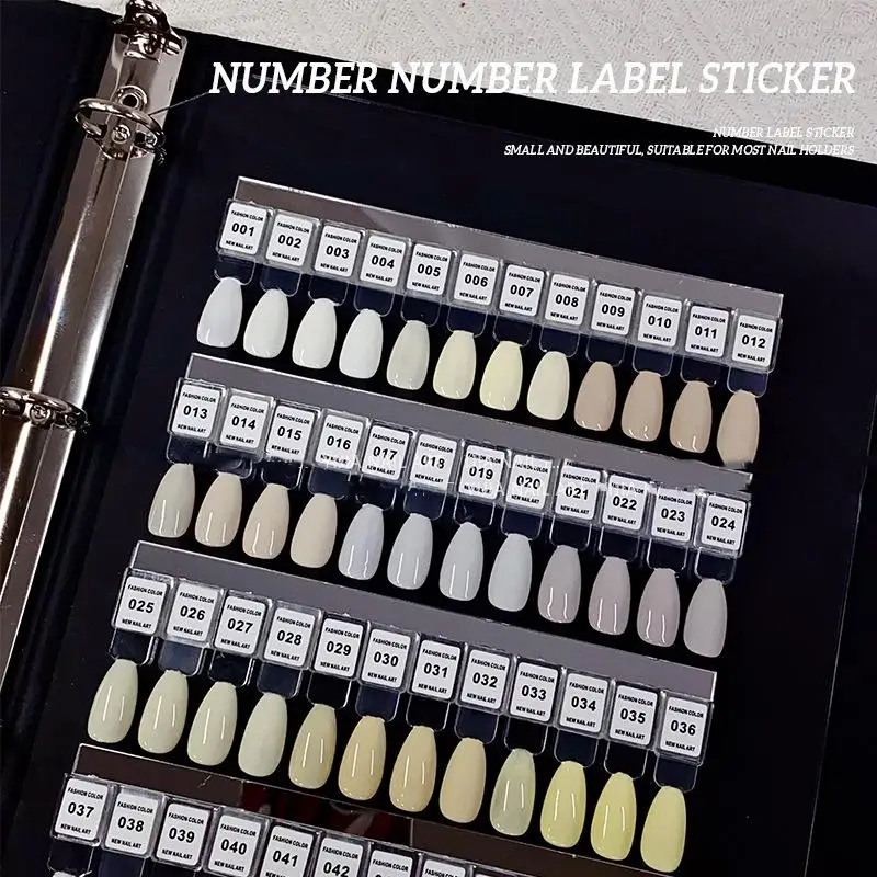 NO.1-240 Nail Polish Number St - Sticker Label Template ulasan dan harga