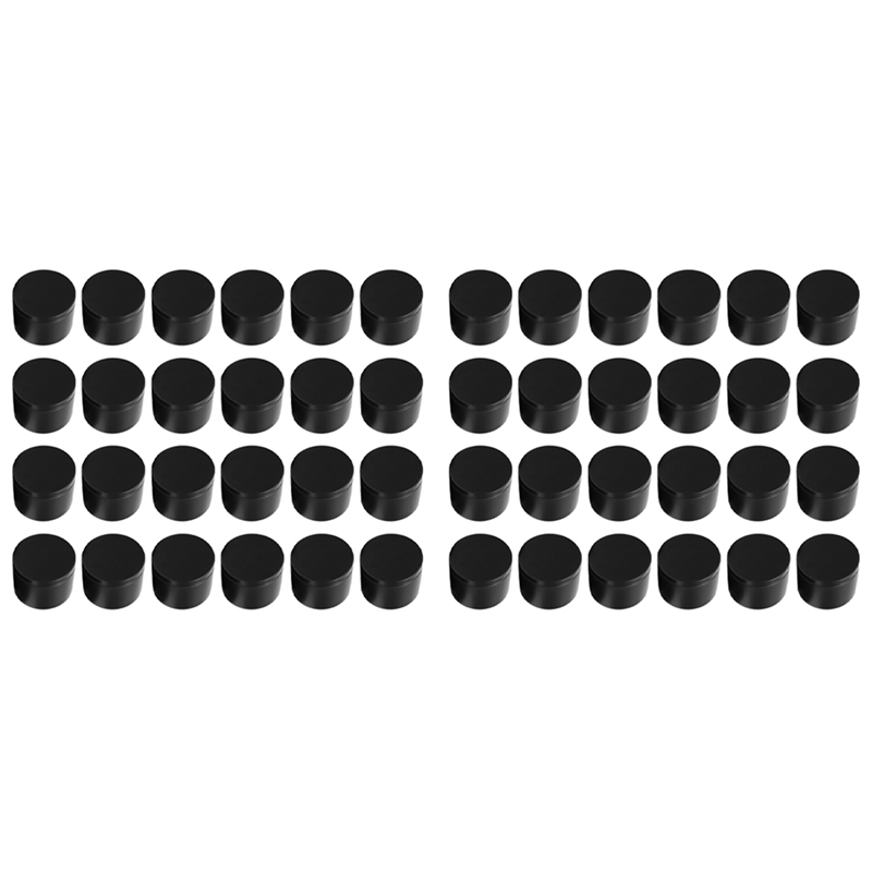 A93E-48Pcs Black Candle Tins,  - Black Tin Candle ulasan dan harga