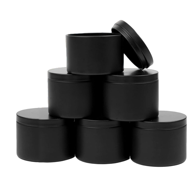 A93E-48Pcs Black Candle Tins,  - Black Tin Candle ulasan dan harga
