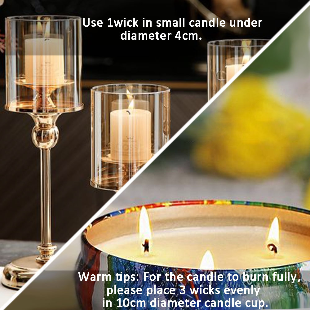 55pcs Flower Candle Wick Wood  - Candle Supplies Kit ulasan dan harga