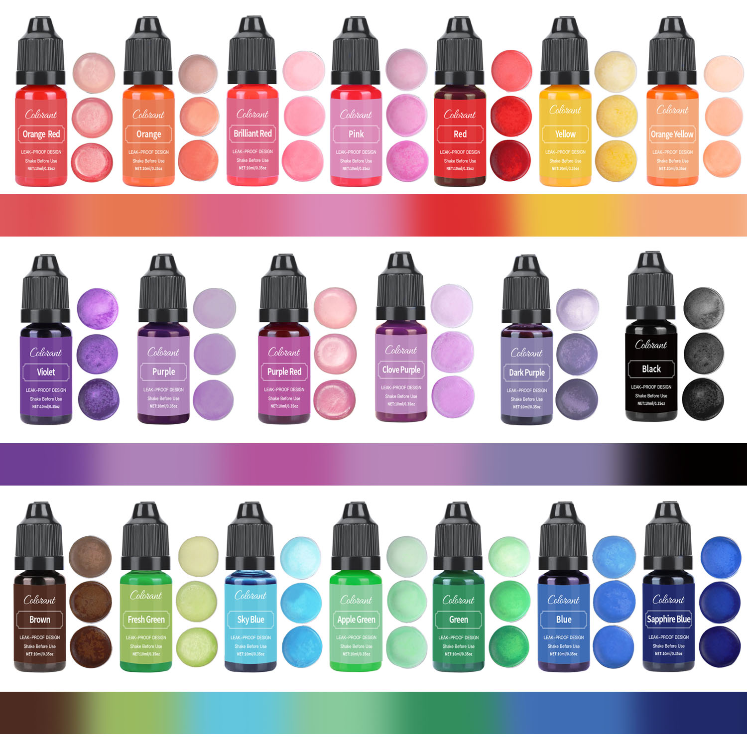 Candle Dyes Kit Liquid Coloran - Candle Supplies Kit ulasan dan harga