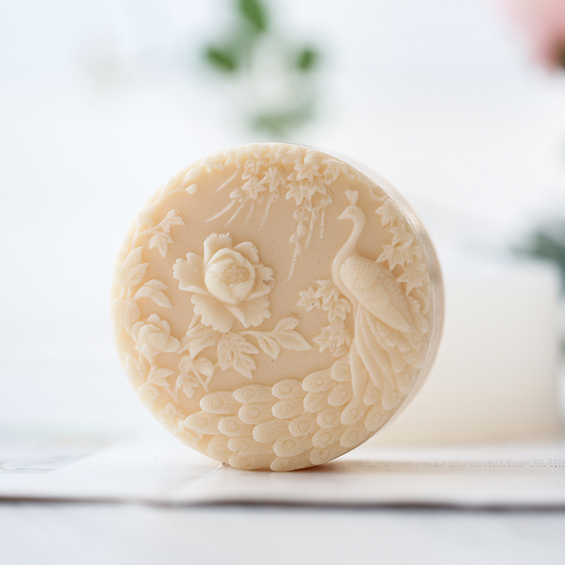 Peacock Flower Pattern Silicon - Candle Making Supplies For Beginners ulasan dan harga